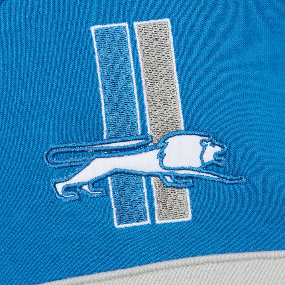 Vintage Logo Head Coach Fleece Pullover Hoodie - Detroit Lions Hoodies