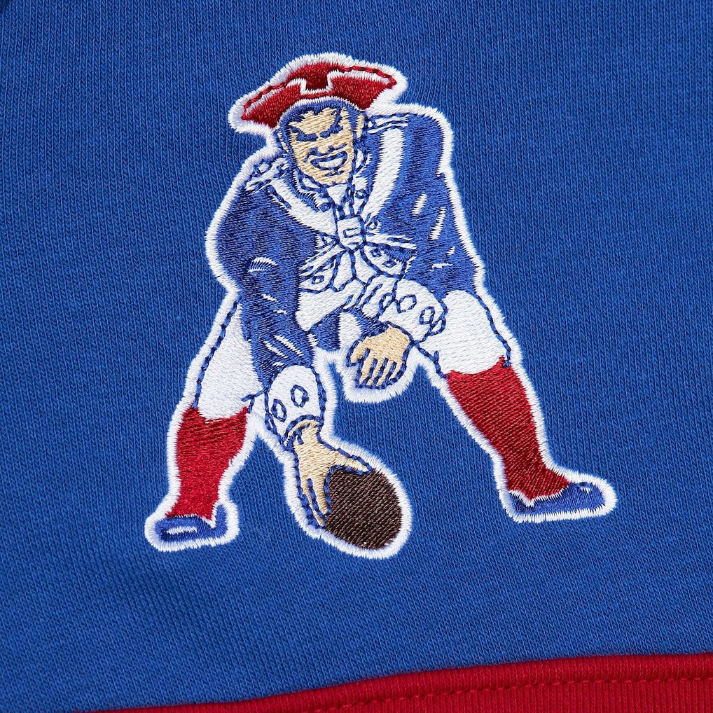 Vintage Logo Head Coach Fleece Pullover Hoodie - New England Patriots Hoodies