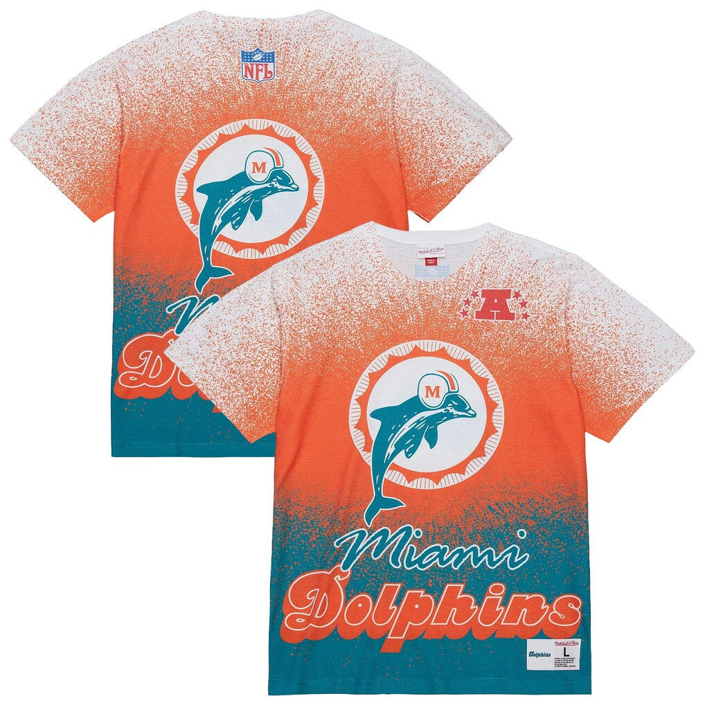 Team Burst Vintage Logo T-Shirt - Miami Dolphins T-shirts