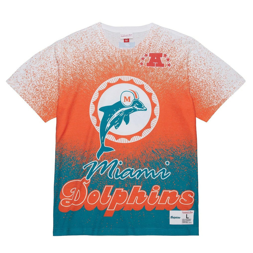 Team Burst Vintage Logo T-Shirt - Miami Dolphins T-shirts