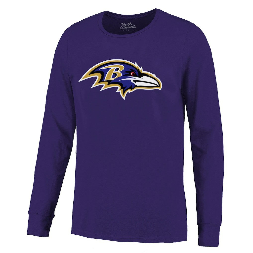 Derrick Henry  Majestic Threads Name & Number Long Sleeve T-Shirt - Baltimore Ravens T-shirts