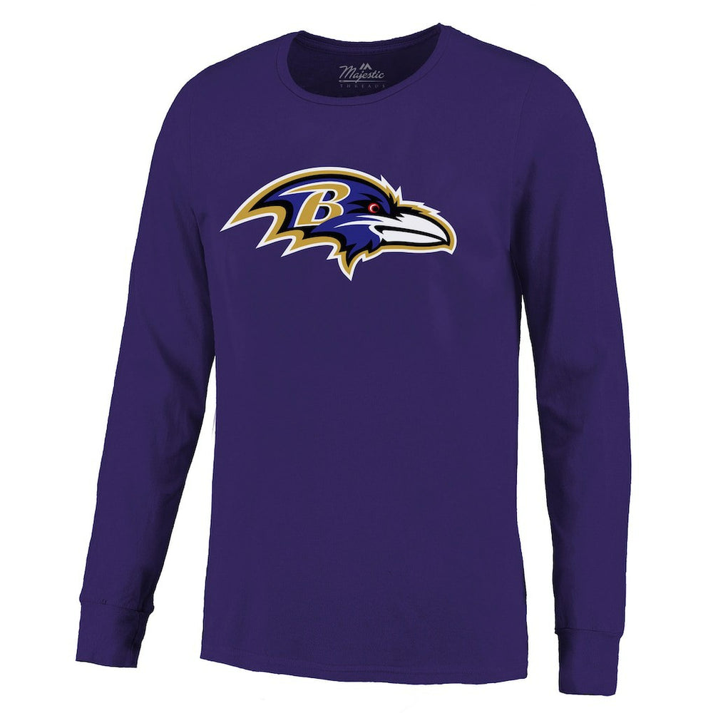 Derrick Henry  Majestic Threads Name & Number Long Sleeve T-Shirt - Baltimore Ravens T-shirts