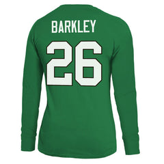 Saquon Barkley  Majestic Threads Women's Name & Number Long Sleeve T-Shirt - Philadelphia Eagles T-shirts