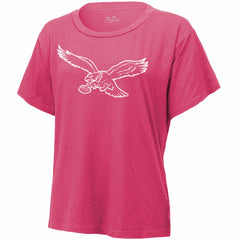 Saquon Barkley  Majestic Threads Women's Name & Number T-Shirt - Philadelphia Eagles T-shirts