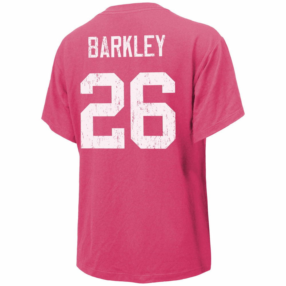 Saquon Barkley  Majestic Threads Women's Name & Number T-Shirt - Philadelphia Eagles T-shirts