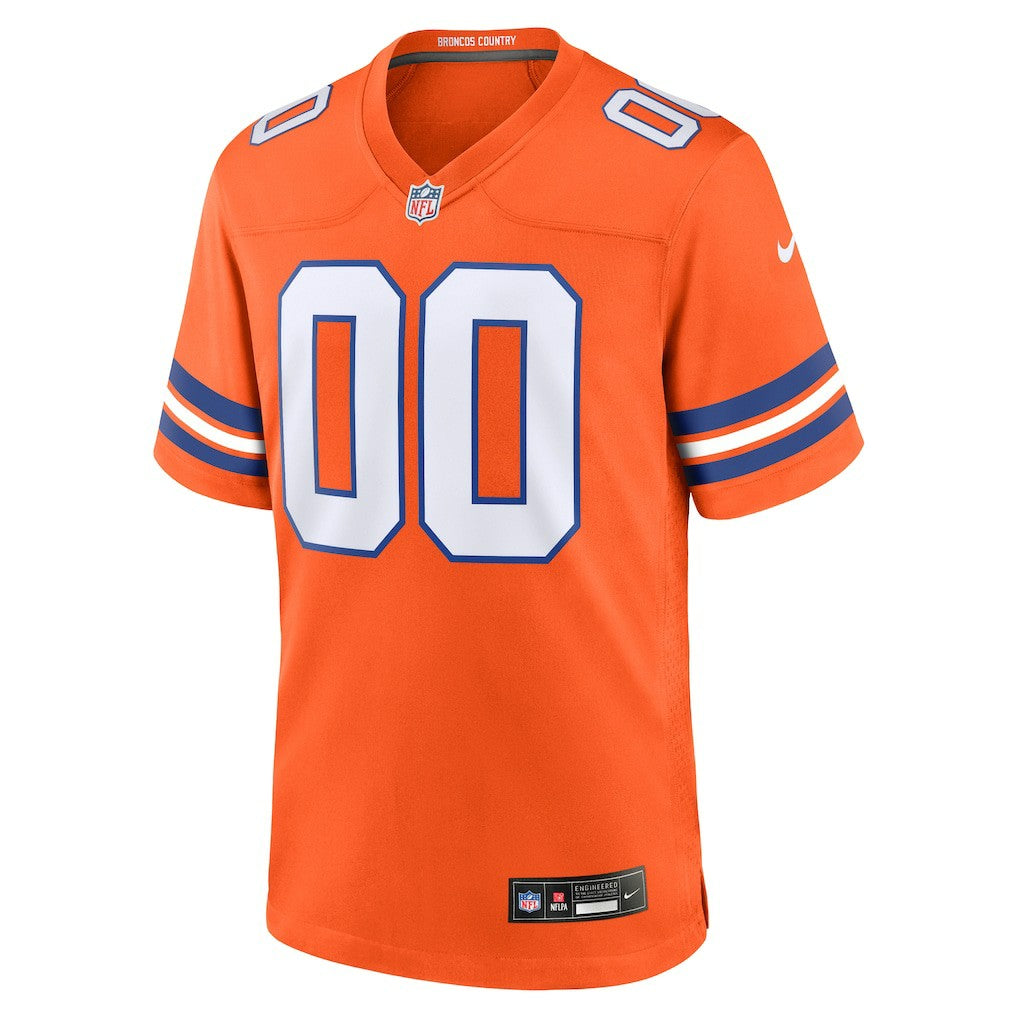 Youth 2nd Alternate Custom Replica Jersey - Denver Broncos Jerseys