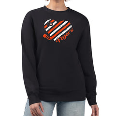NHL Philadelphia Flyers G-III 4Her by Carl Banks Women's Heart Graphic Pullover Sweatshirt