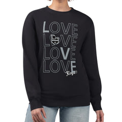 NHL Los Angeles Kings G-III 4Her by Carl Banks Women's Lots Of Love Team Logo Graphic Pullover Sweatshirt