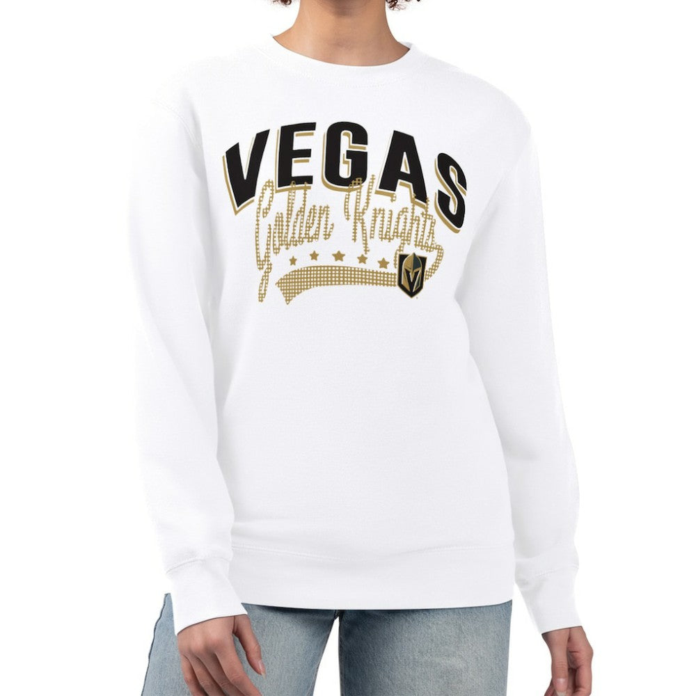 NHL Vegas Golden Knights G-III 4Her by Carl Banks Women's Filigree Team Graphic Fleece Pullover Sweatshirt