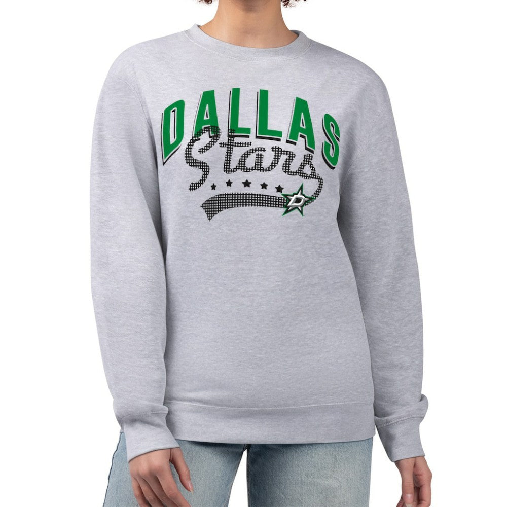 NHL Dallas Stars G-III 4Her by Carl Banks Women's Filigree Team Graphic Fleece Pullover Sweatshirt