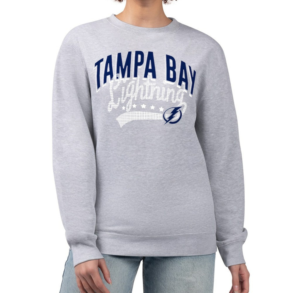 NHL Tampa Bay Lightning G-III 4Her by Carl Banks Women's Filigree Team Graphic Fleece Pullover Sweatshirt