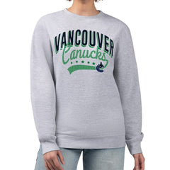 NHL Vancouver Canucks G-III 4Her by Carl Banks Women's Filigree Team Graphic Fleece Pullover Sweatshirt