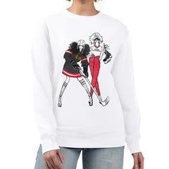 NHL Chicago Blackhawks G-III 4Her by Carl Banks Women's Hockey Girls Team Graphic Fleece Pullover Sweatshirt