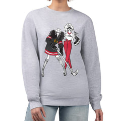 NHL Chicago Blackhawks G-III 4Her by Carl Banks Women's Hockey Girls Team Graphic Fleece Pullover Sweatshirt