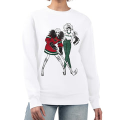 NHL Minnesota Wild G-III 4Her by Carl Banks Women's Hockey Girls Team Graphic Fleece Pullover Sweatshirt