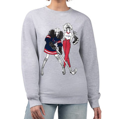NHL Washington Capitals G-III 4Her by Carl Banks Women's Hockey Girls Team Graphic Fleece Pullover Sweatshirt