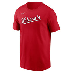 Red James Wood Washington Nationals Nike Fuse Name & Number T-Shirt