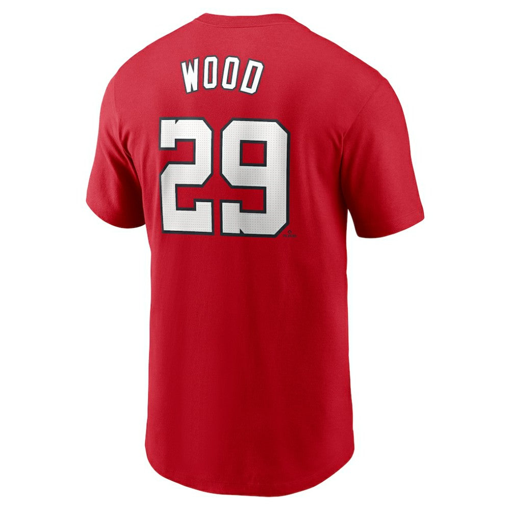 Red James Wood Washington Nationals Nike Fuse Name & Number T-Shirt