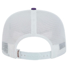 New Era Los Angeles Lakers Dip-Dye 9FIFTY A-Frame Trucker Snapback Hat