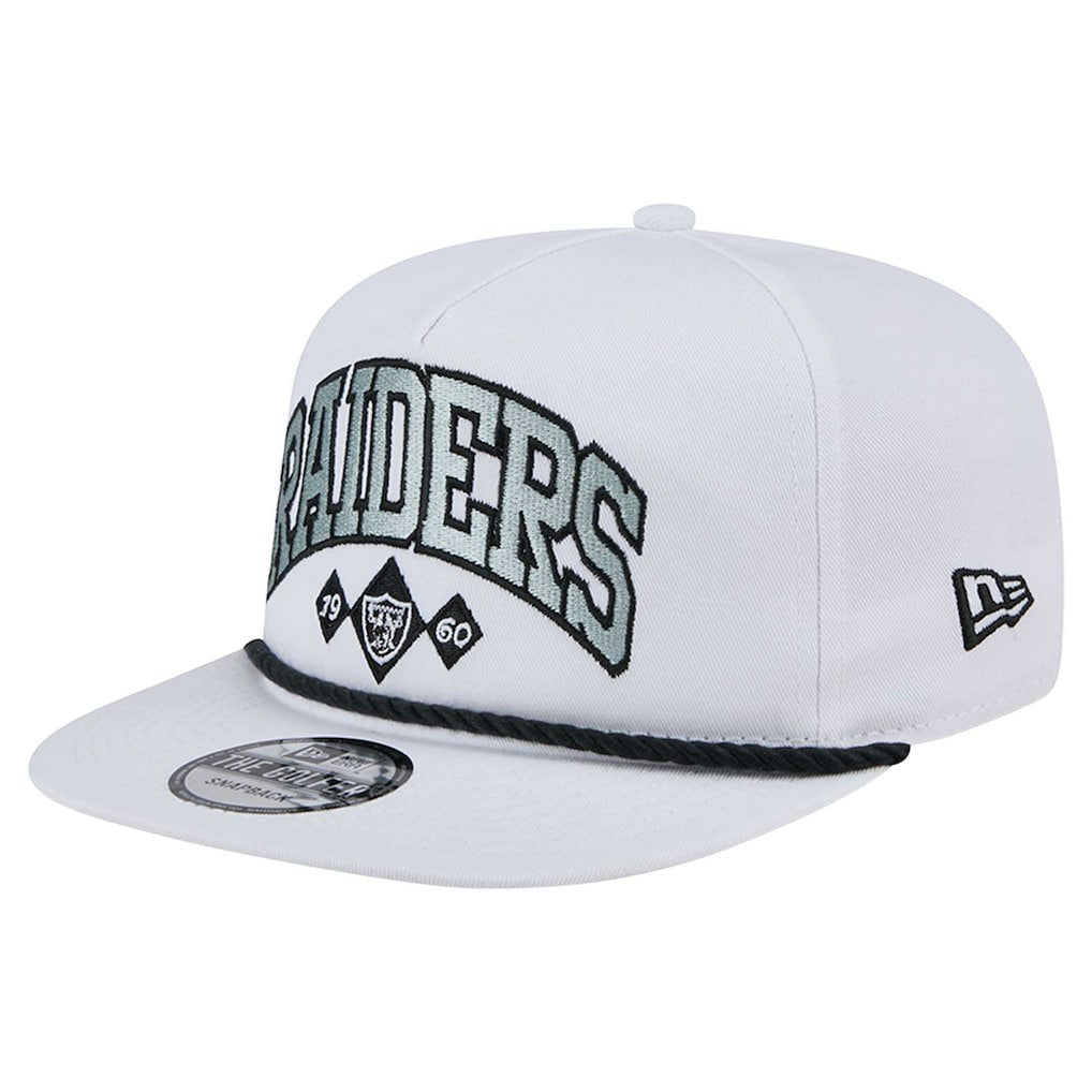 Diamond Golfer Snapback Hat - Las Vegas Raiders Hats