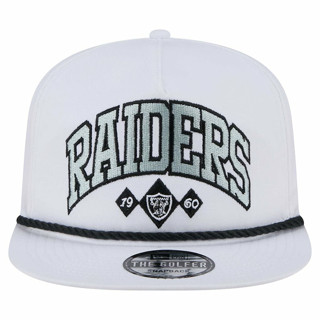 Diamond Golfer Snapback Hat - Las Vegas Raiders Hats
