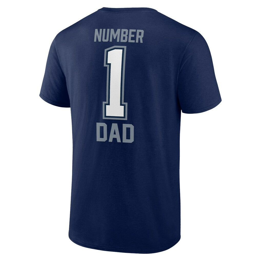 Father's Day #1 Dad T-Shirt - Dallas Cowboys T-shirts