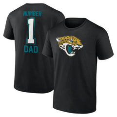 Father's Day #1 Dad T-Shirt - Jacksonville Jaguars T-shirts