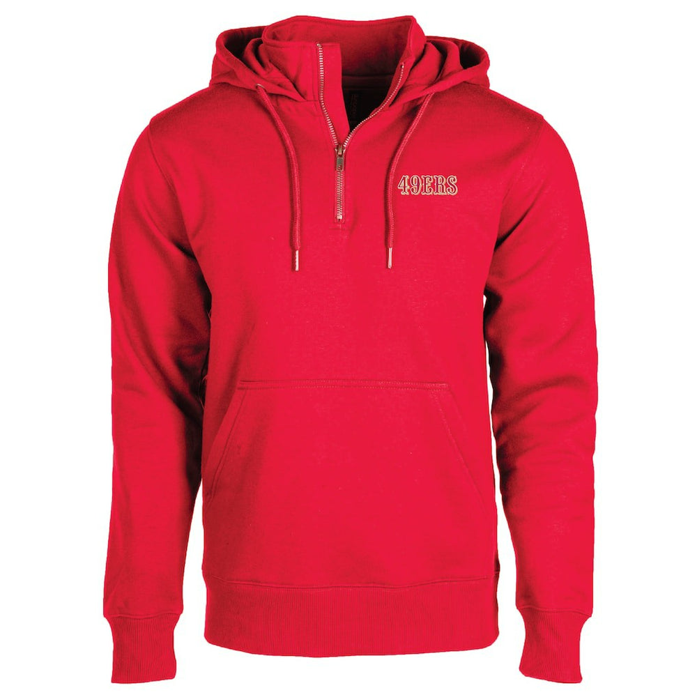 Dunbrooke Unisex Defender Quarter-Zip Hoodie - San Francisco 49ers Hoodies