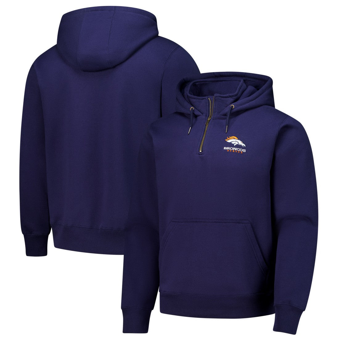 Dunbrooke Unisex Defender Quarter-Zip Hoodie - Denver Broncos Hoodies