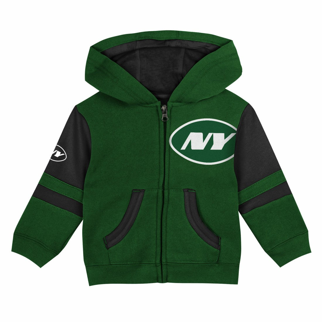 Preschool Stadium Color Block Full-Zip Hoodie - New York Jets Hoodies