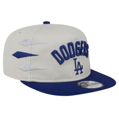 Cream Los Angeles Dodgers New Era Iron Golfer Snapback Hat