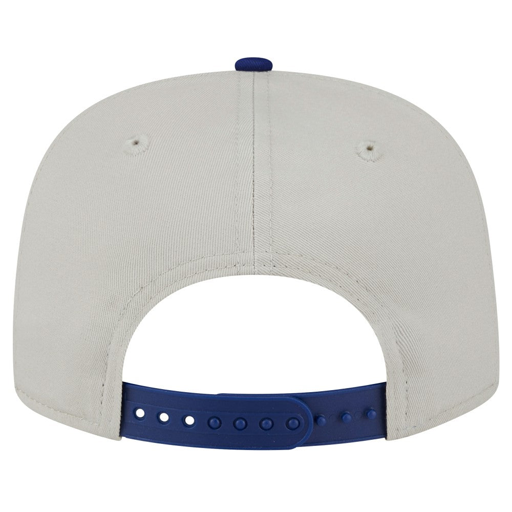 Cream Los Angeles Dodgers New Era Iron Golfer Snapback Hat