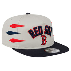 Cream Boston Red Sox New Era Iron Golfer Snapback Hat