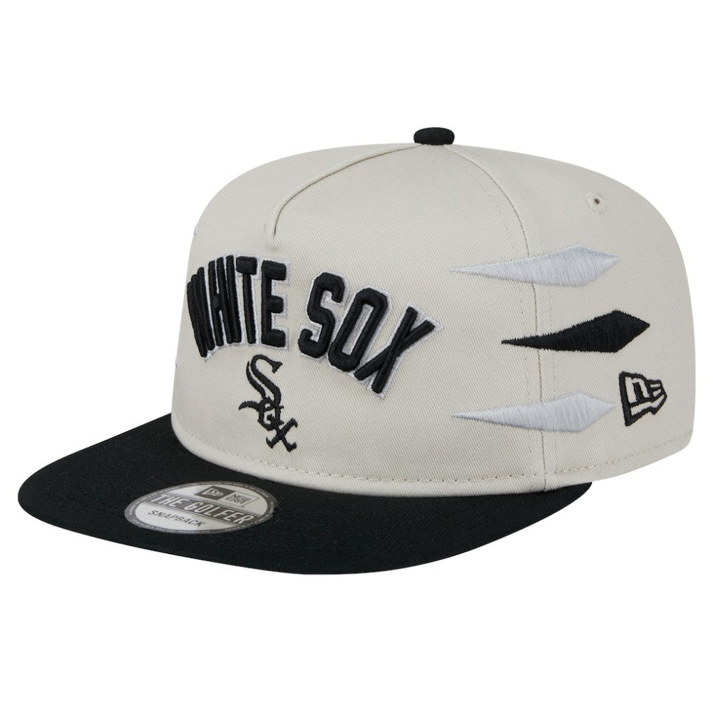 Cream Chicago White Sox New Era Iron Golfer Snapback Hat