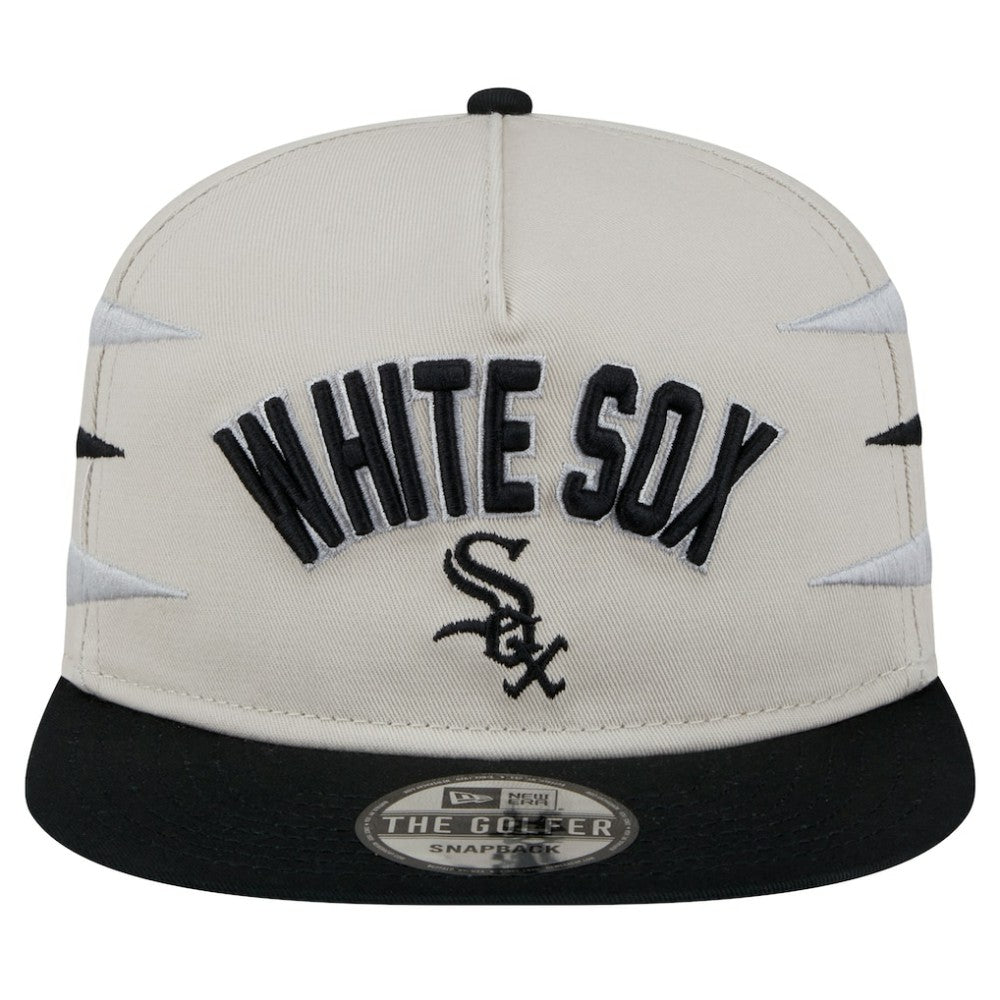 Cream Chicago White Sox New Era Iron Golfer Snapback Hat