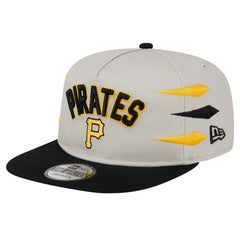 Cream Pittsburgh Pirates New Era Iron Golfer Snapback Hat