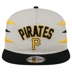 Cream Pittsburgh Pirates New Era Iron Golfer Snapback Hat