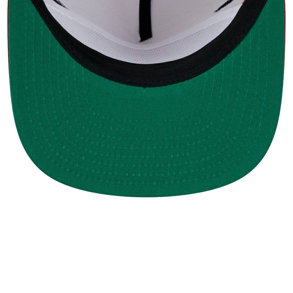 Cream Cincinnati Reds New Era Iron Golfer Snapback Hat