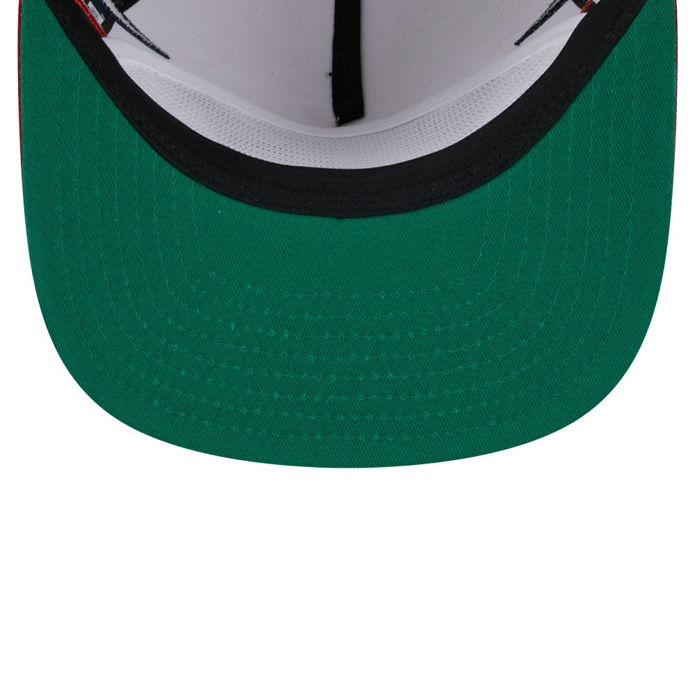 Cream Los Angeles Angels New Era Iron Golfer Snapback Hat