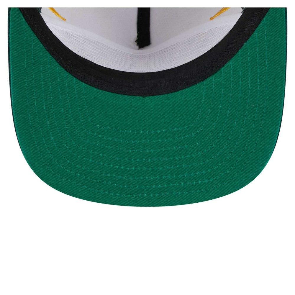Cream Athletics New Era Iron Golfer Snapback Hat