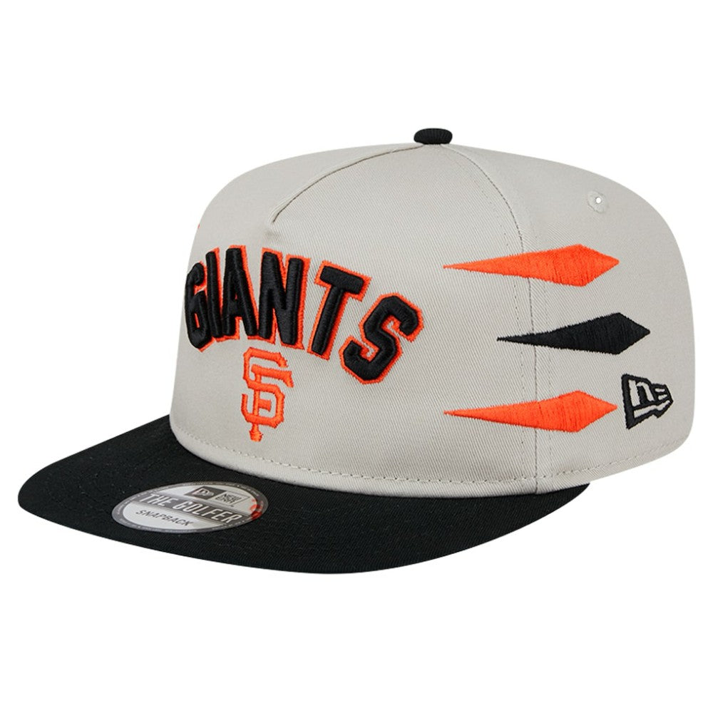 Cream San Francisco Giants New Era Iron Golfer Snapback Hat