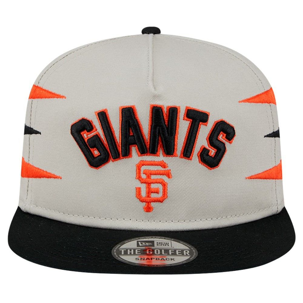 Cream San Francisco Giants New Era Iron Golfer Snapback Hat