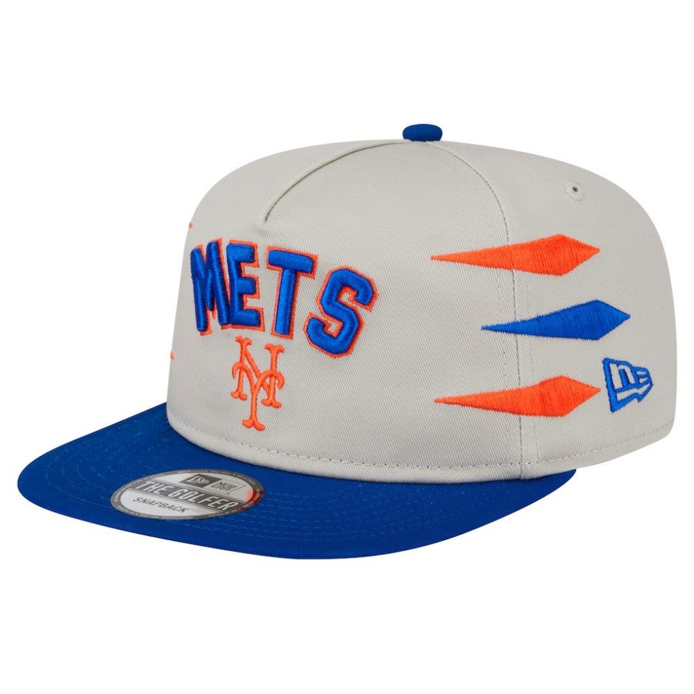 Cream New York Mets New Era Iron Golfer Snapback Hat