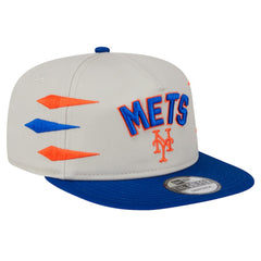Cream New York Mets New Era Iron Golfer Snapback Hat
