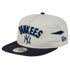 Cream New York Yankees New Era Iron Golfer Snapback Hat