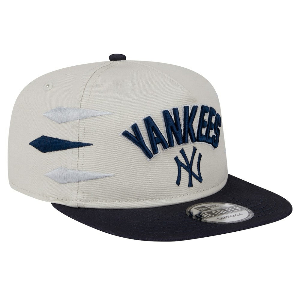 Cream New York Yankees New Era Iron Golfer Snapback Hat