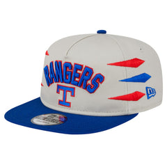 Cream Texas Rangers New Era Iron Golfer Snapback Hat