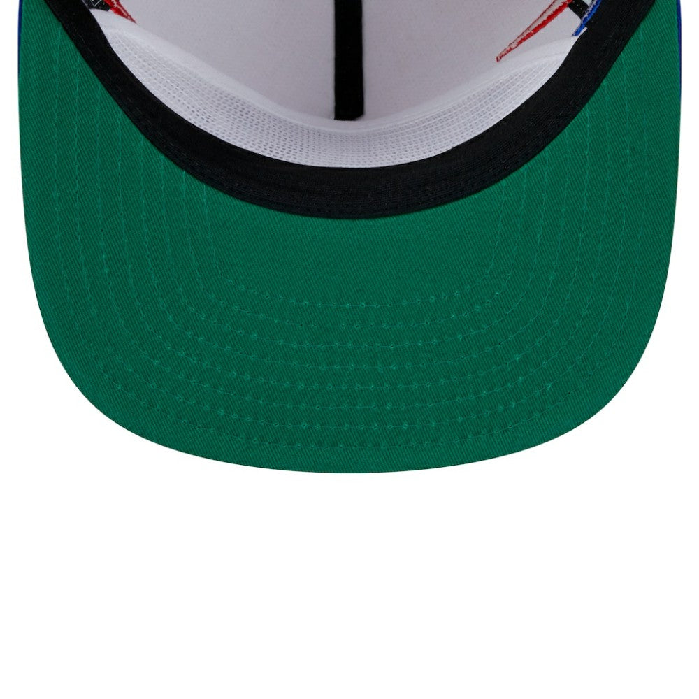 Cream Texas Rangers New Era Iron Golfer Snapback Hat