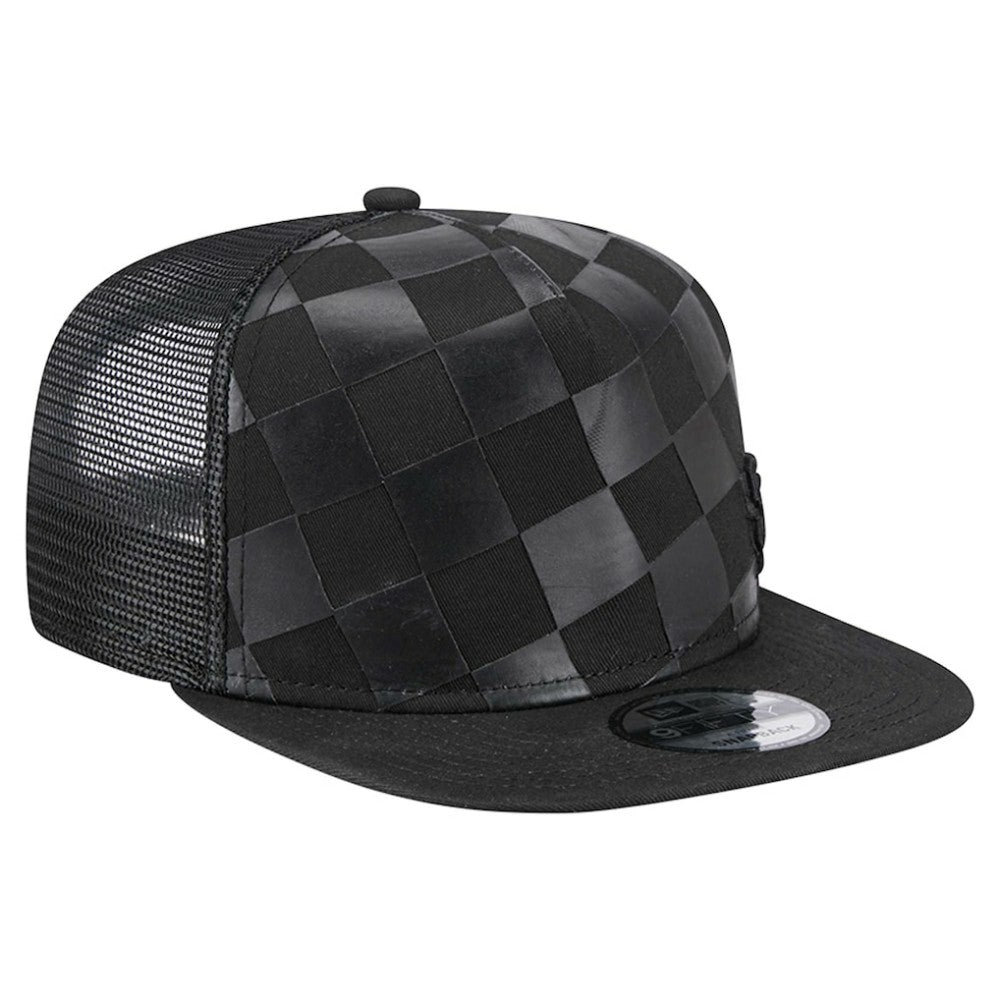 Black San Francisco Giants New Era Score Check 9FIFTY A-Frame Trucker Snapback Hat