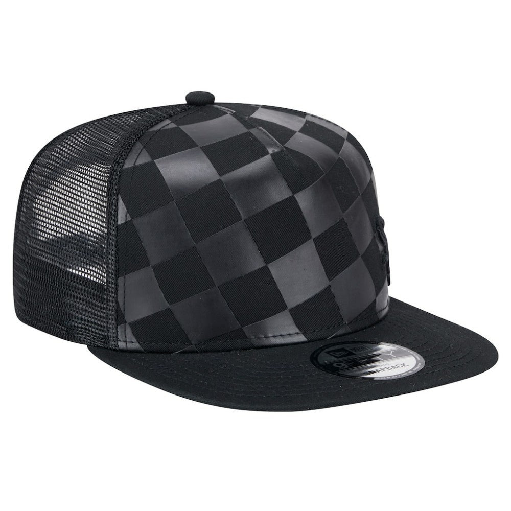 Black Chicago White Sox New Era Score Check 9FIFTY A-Frame Trucker Snapback Hat